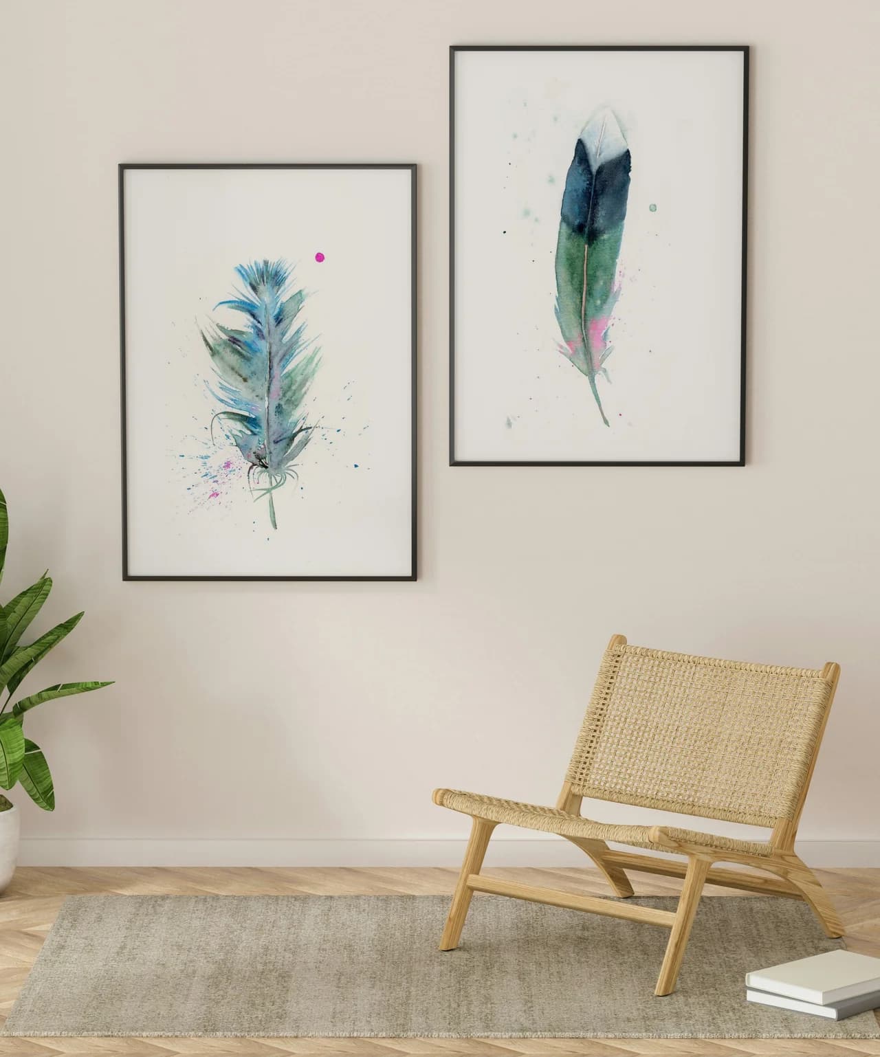 Hummingbird shown in a room setting