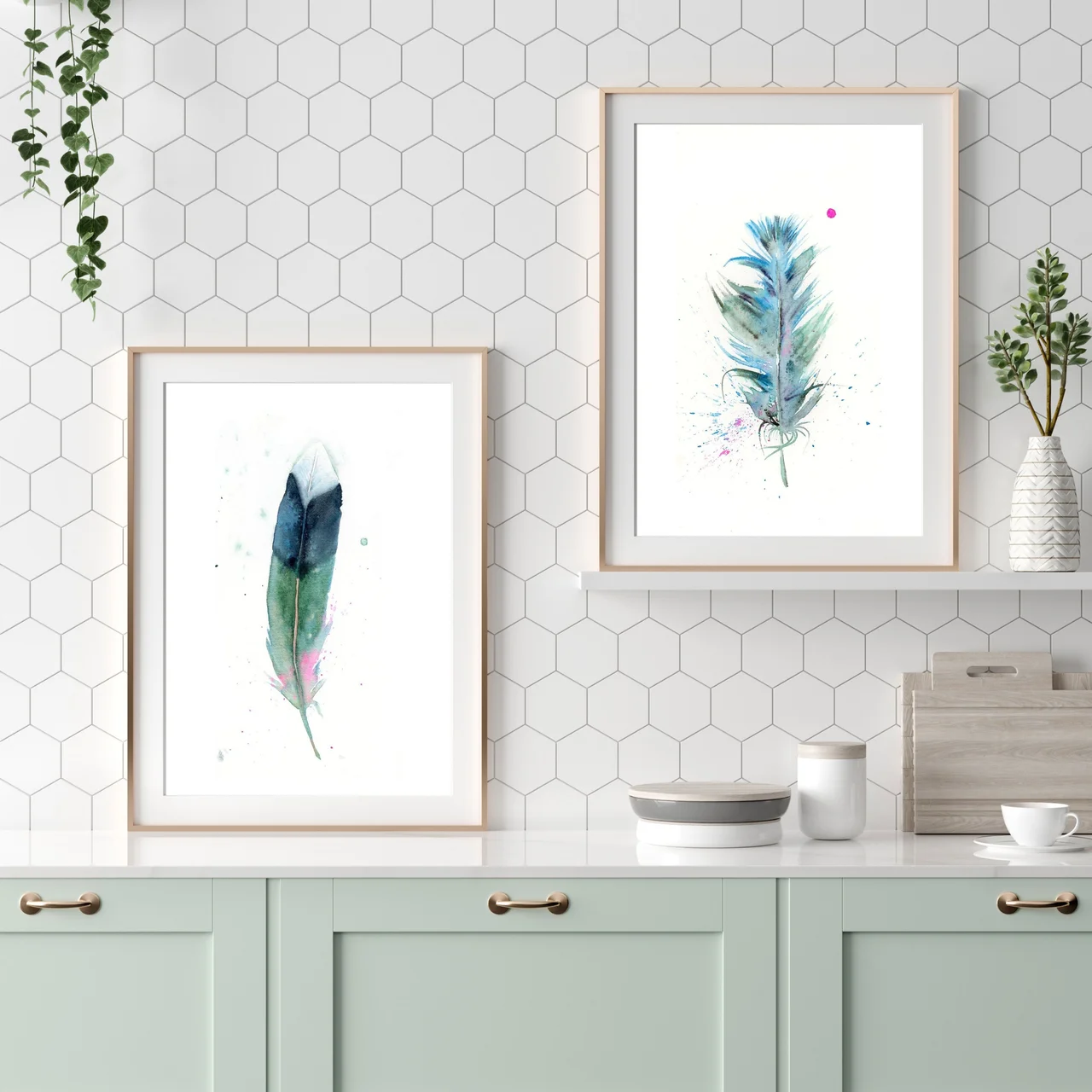 Hummingbird shown in a room setting