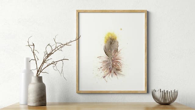 Hummingbird shown in a room setting