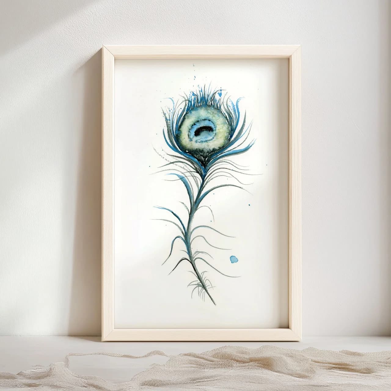 Peacock shown in a room setting