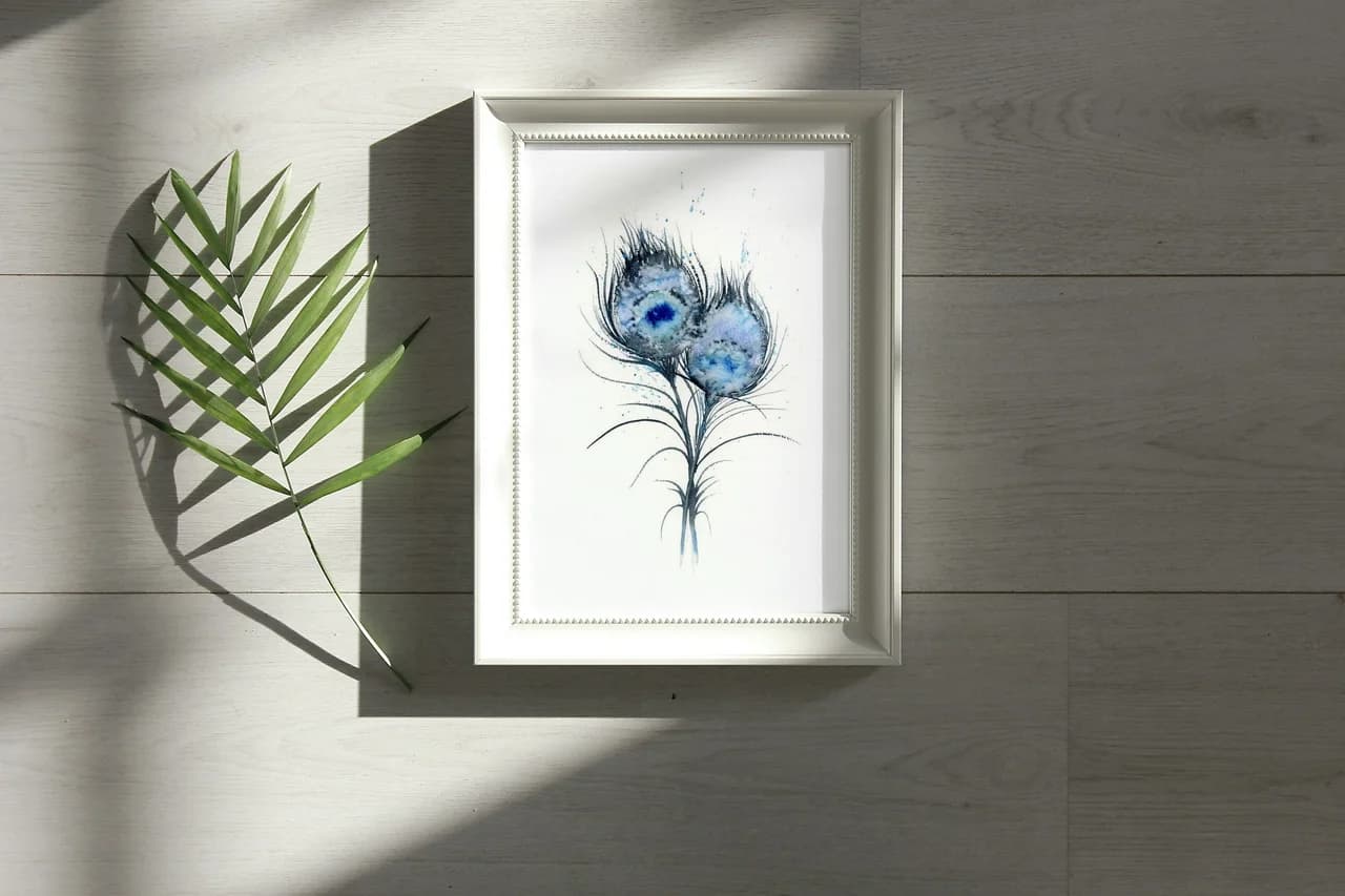 Peacock shown in a room setting
