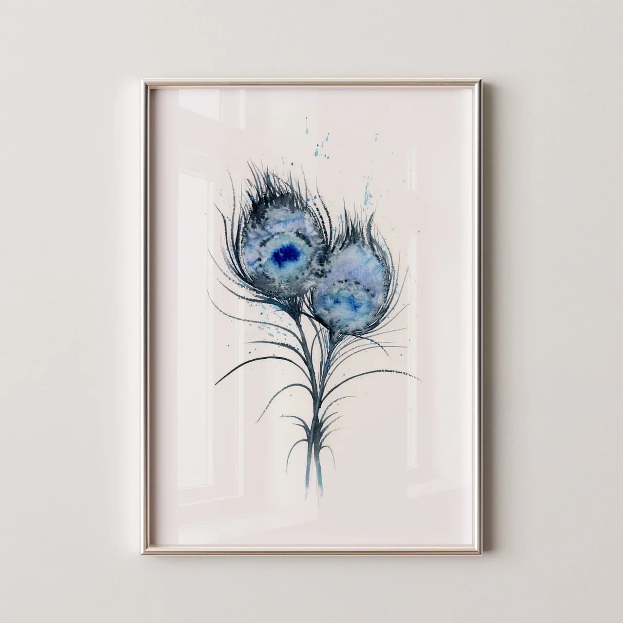 Peacock shown in a room setting