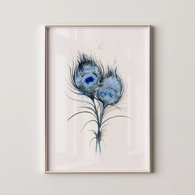 Peacock shown in a room setting