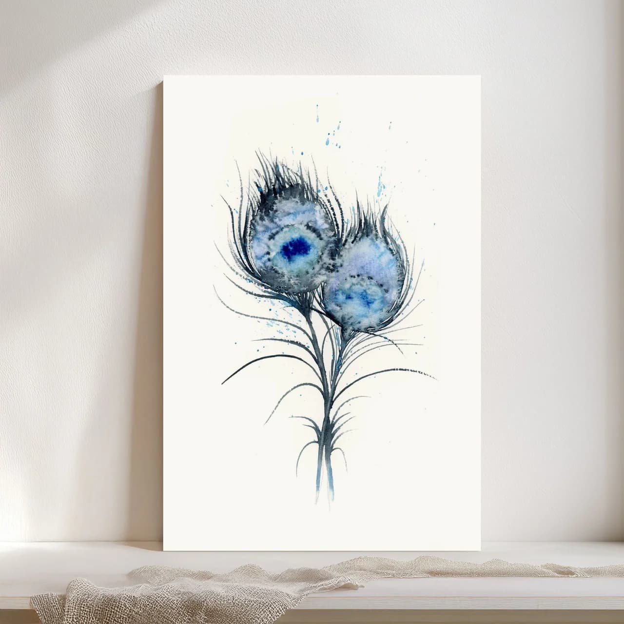 Peacock shown in a room setting