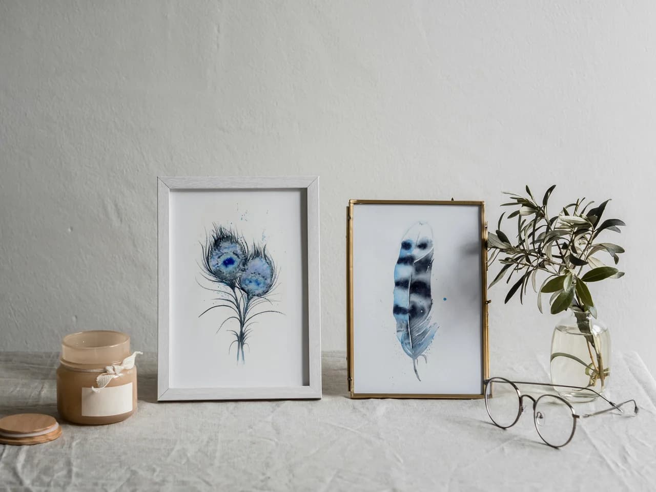 Peacock shown in a room setting