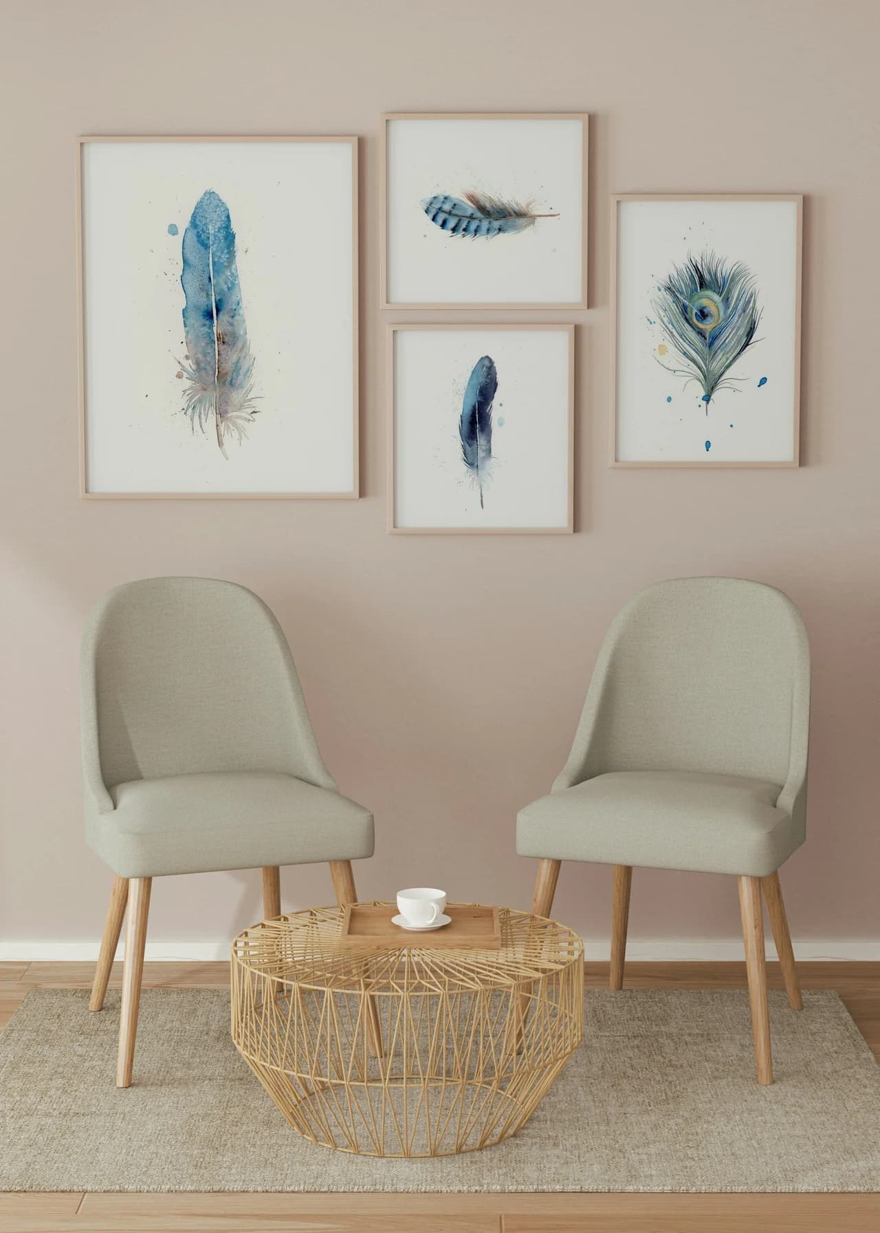 Blue Jay shown in a room setting