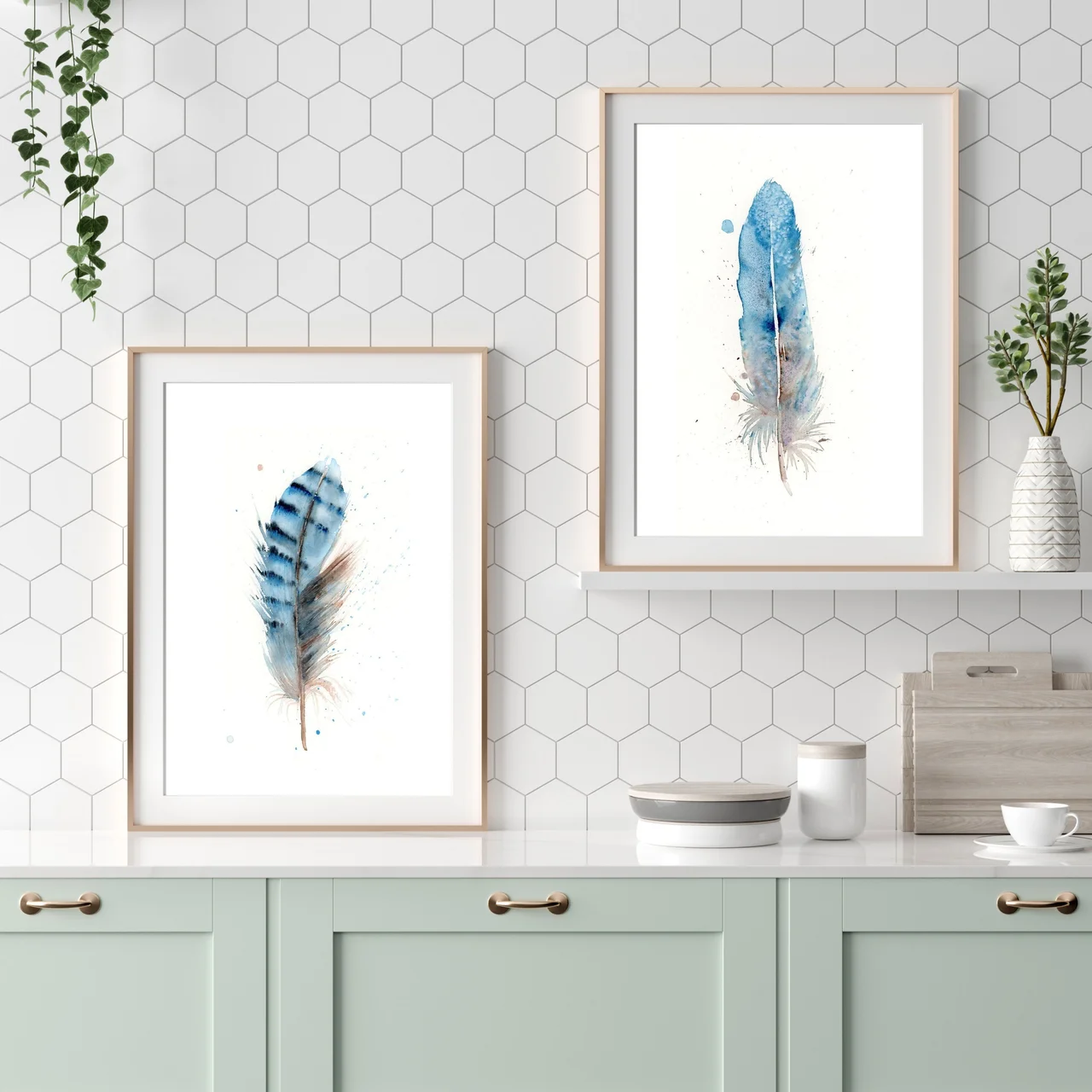 Blue Jay shown in a room setting