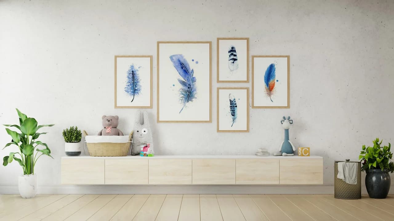 Blue Jay shown in a room setting