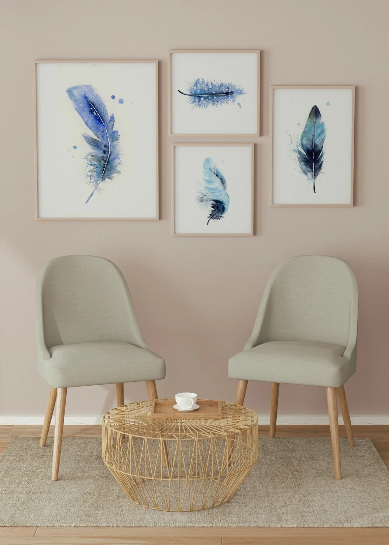 Blue Jay shown in a room setting