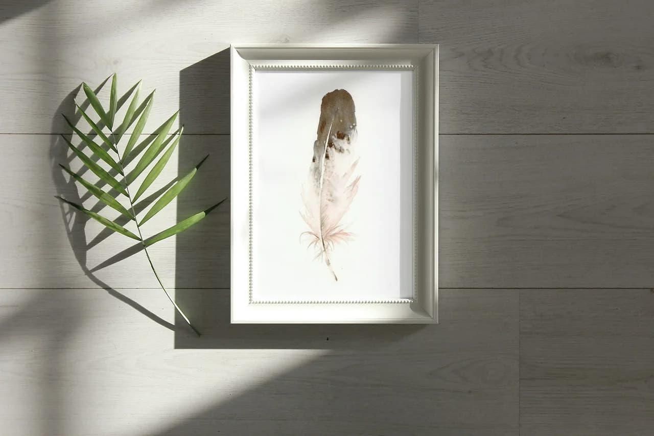 Eagle shown in a room setting