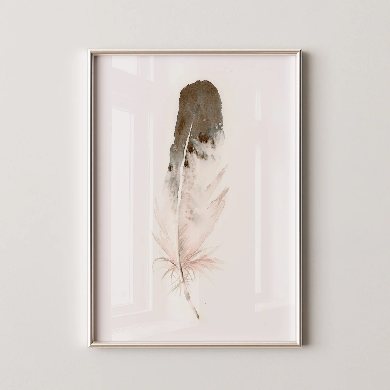 Eagle shown in a room setting