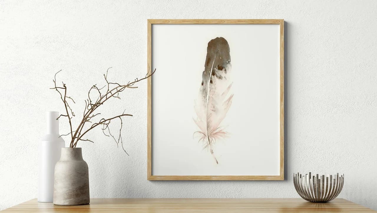 Eagle shown in a room setting