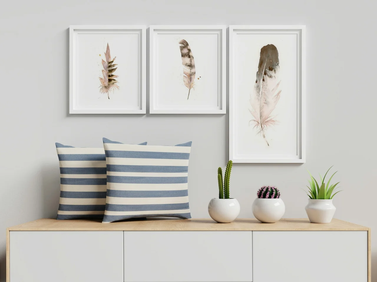 Eagle shown in a room setting