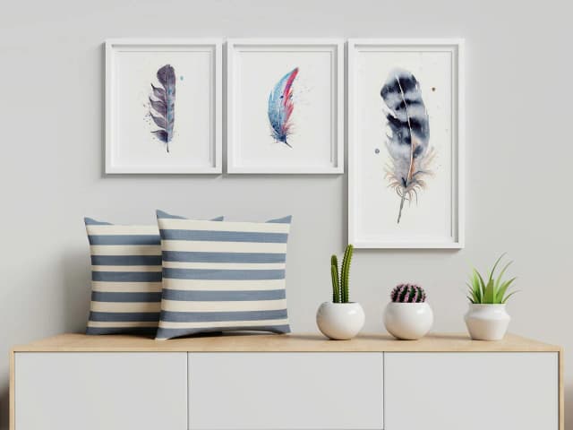 Blue Jay shown in a room setting