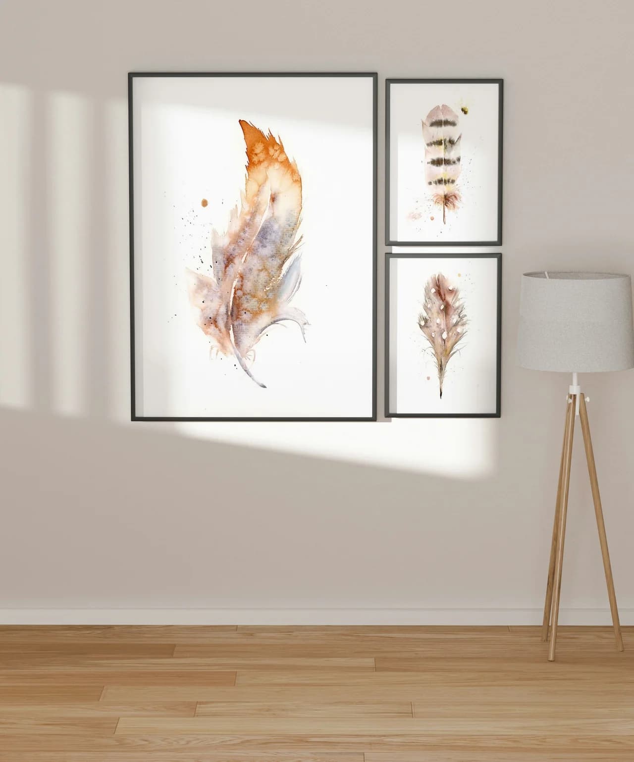 American Kestrel shown in a room setting