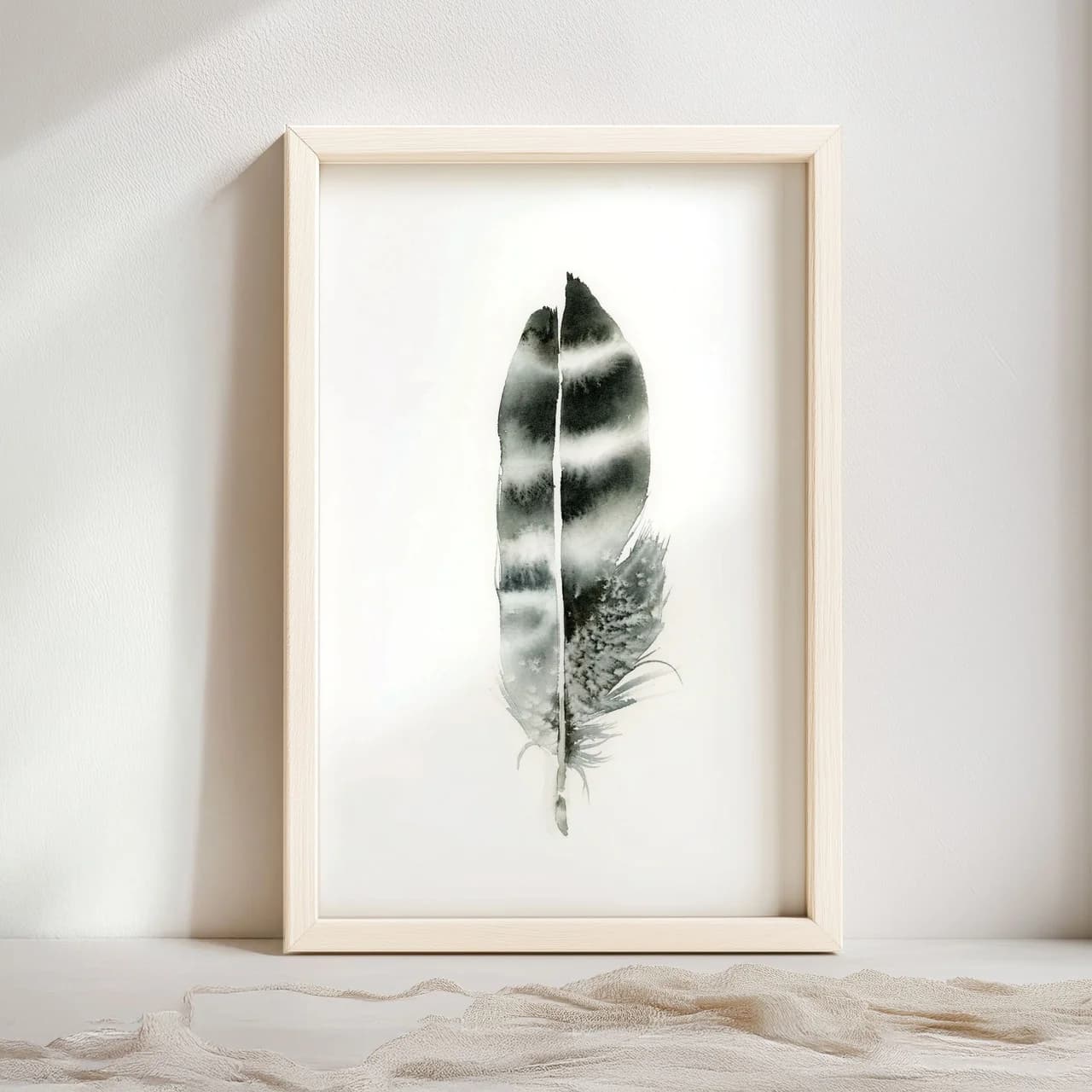 Hawk shown in a room setting