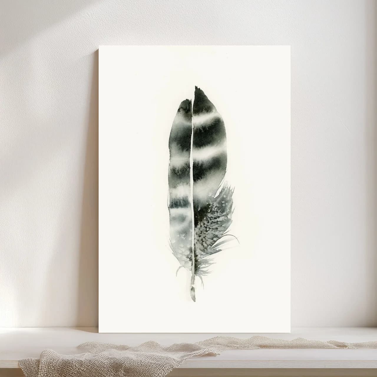 Hawk shown in a room setting