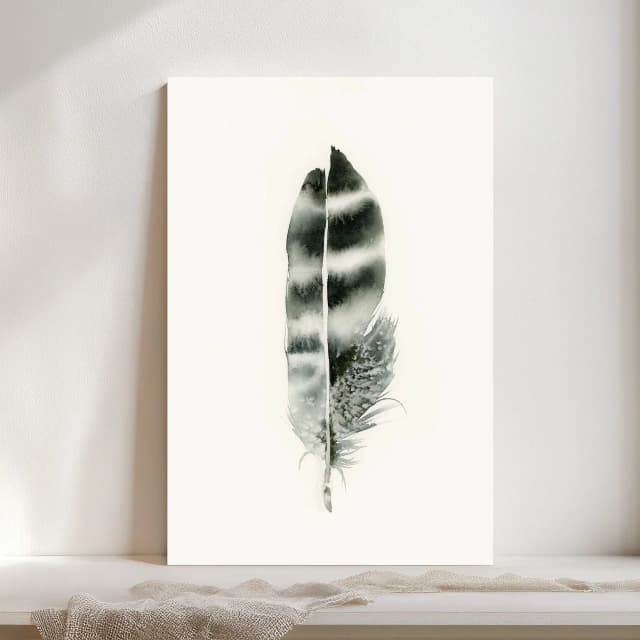 Hawk shown in a room setting