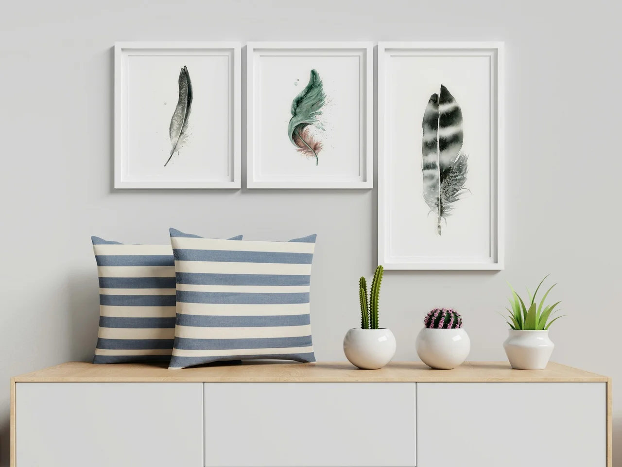Hawk shown in a room setting