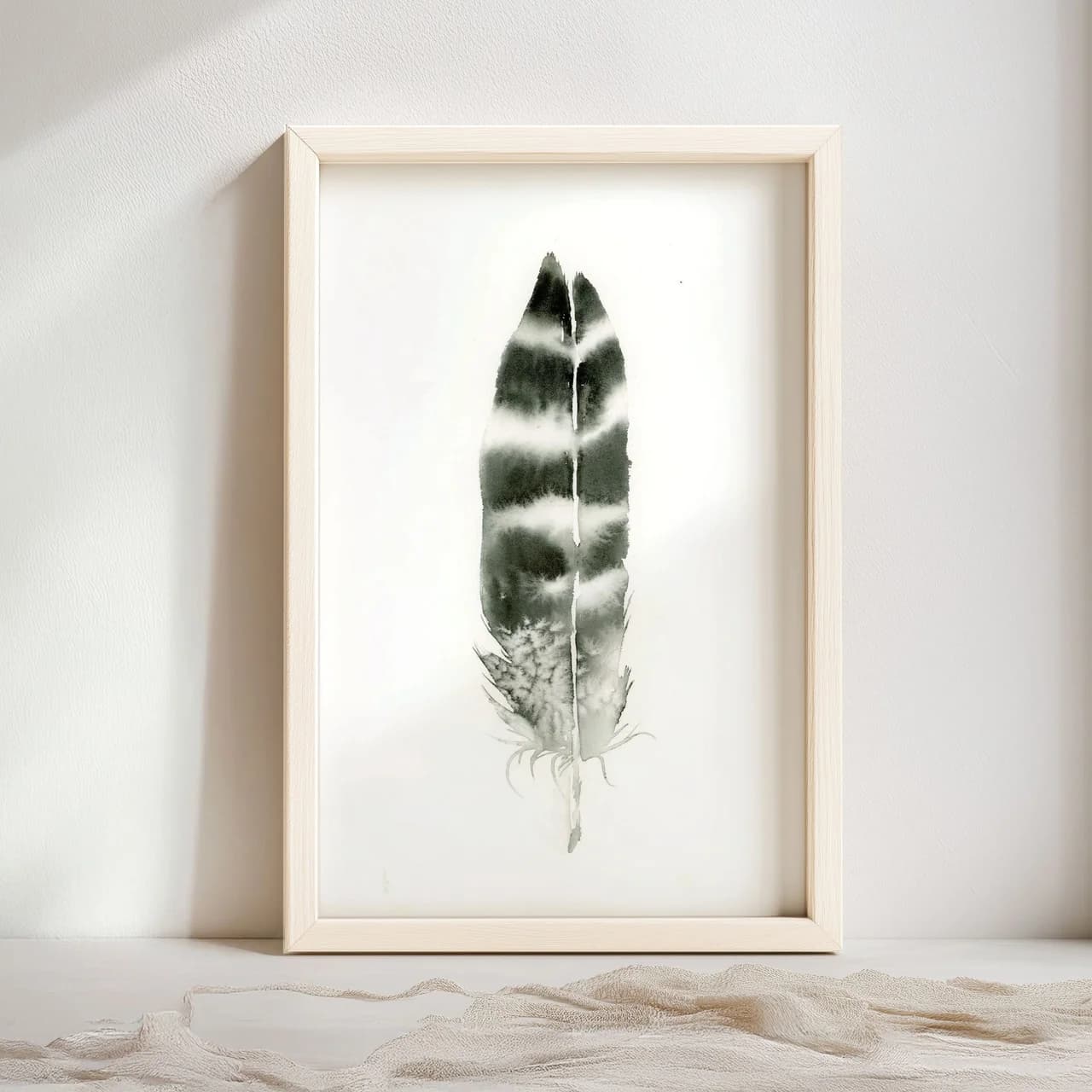 Hawk shown in a room setting