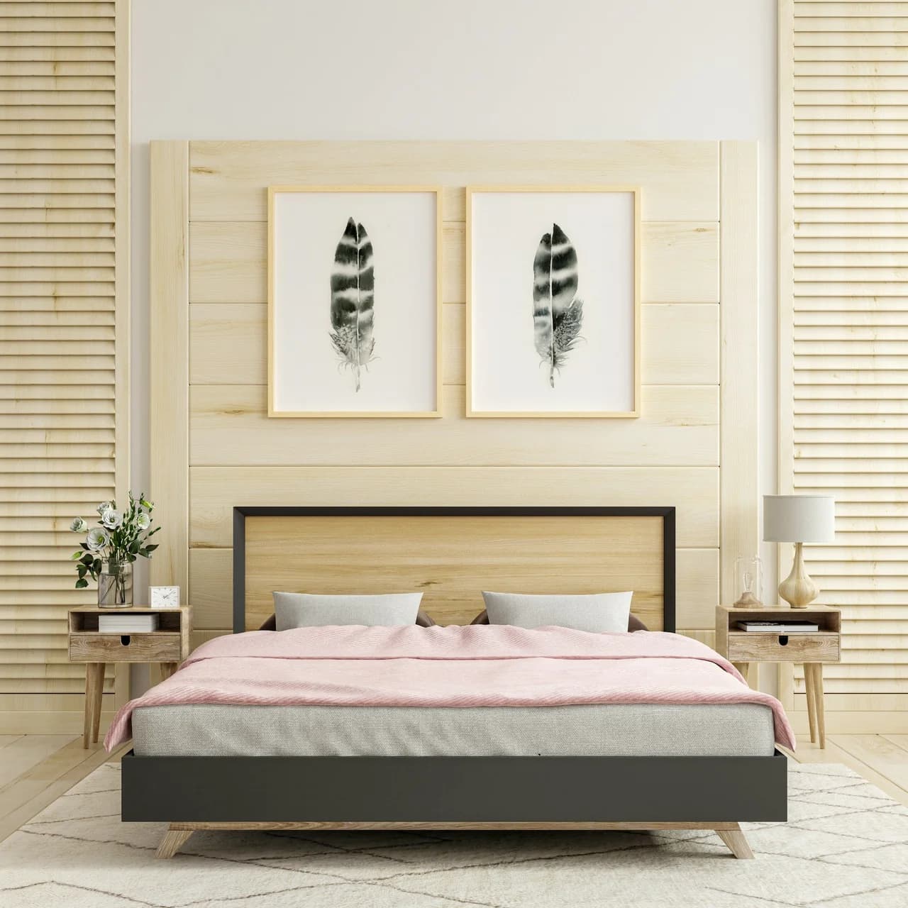 Hawk shown in a room setting