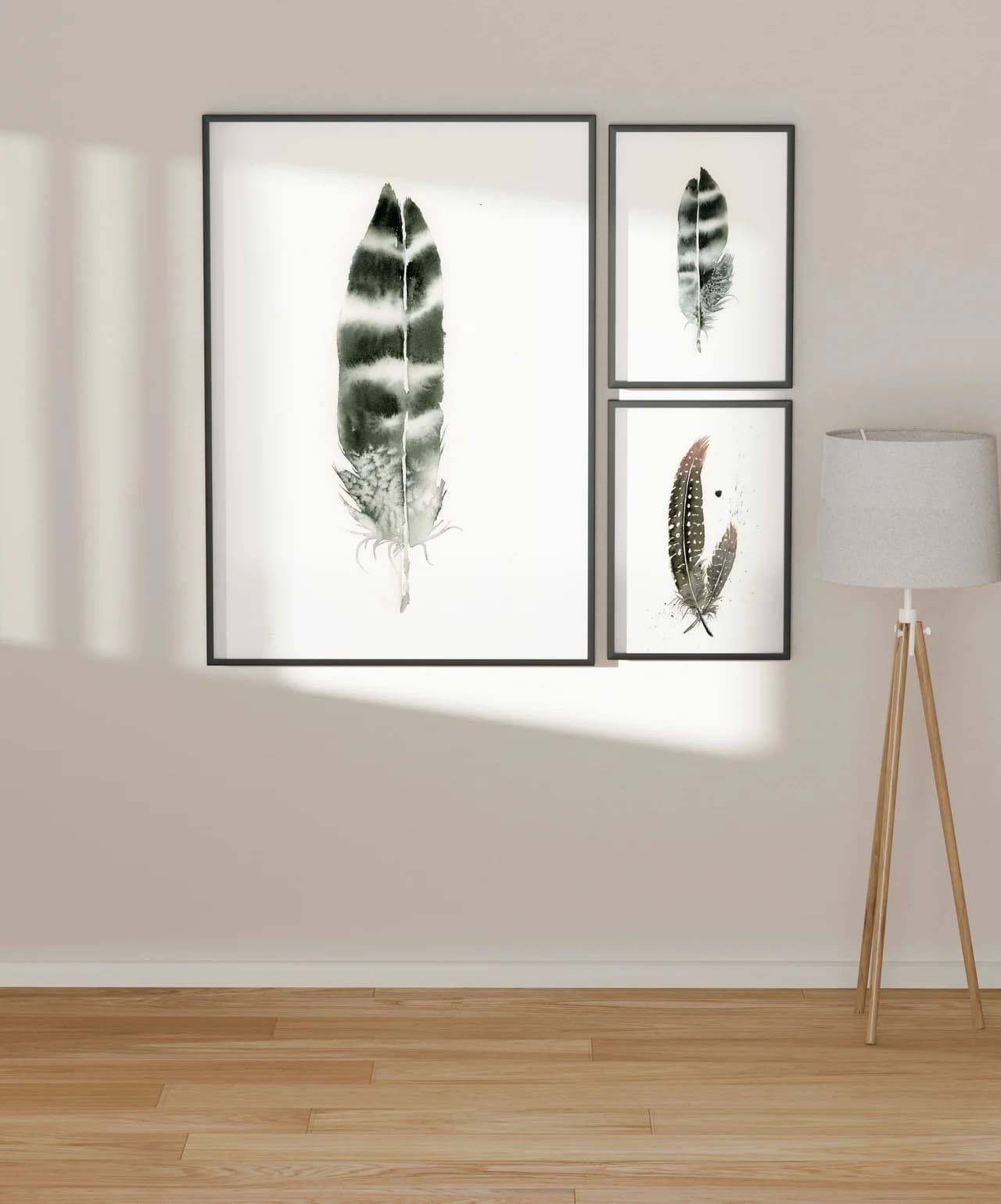 Hawk shown in a room setting