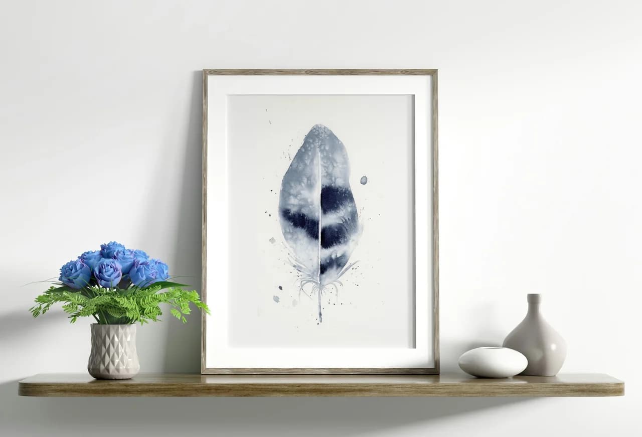 Blue Jay shown in a room setting