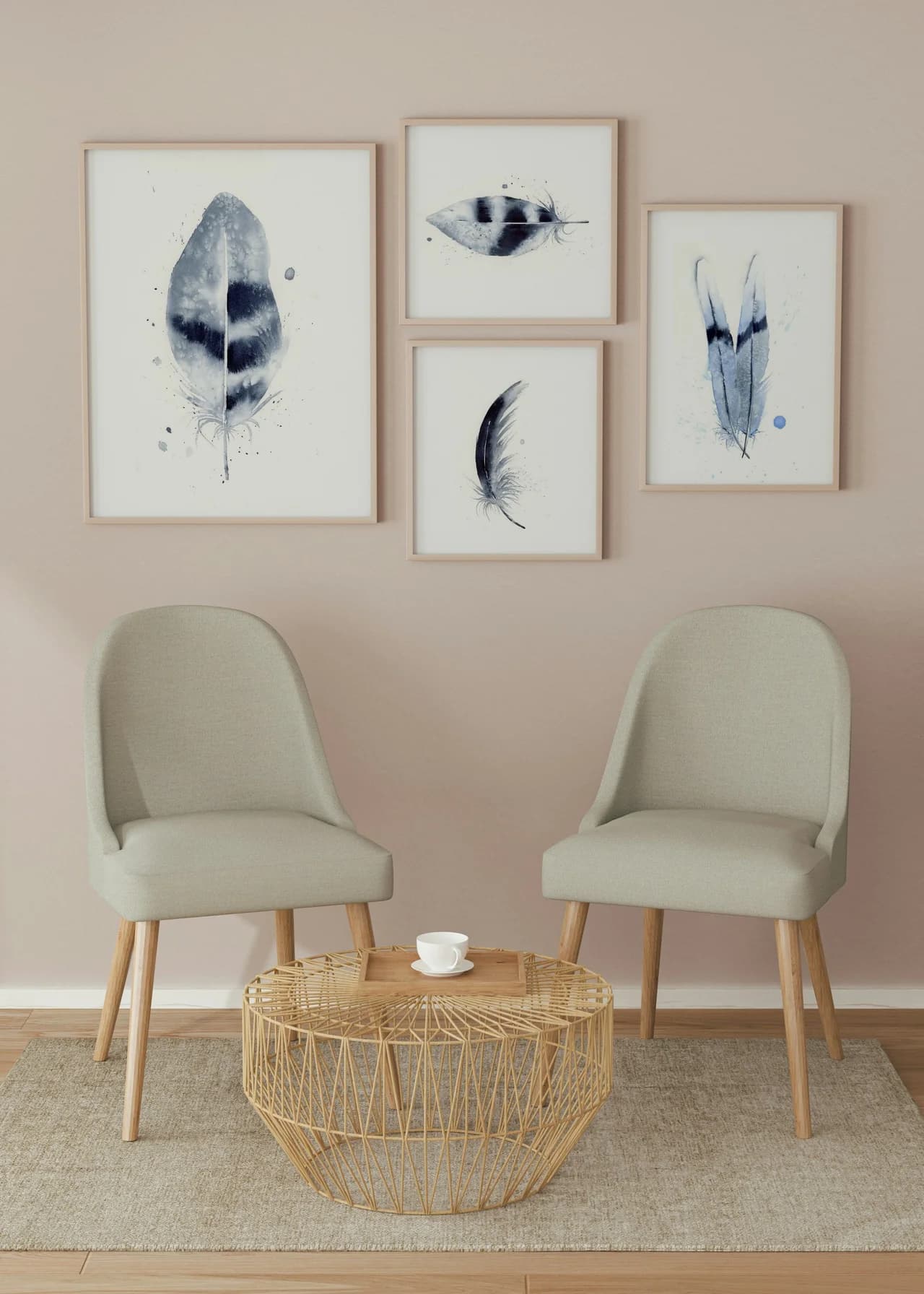 Blue Jay shown in a room setting