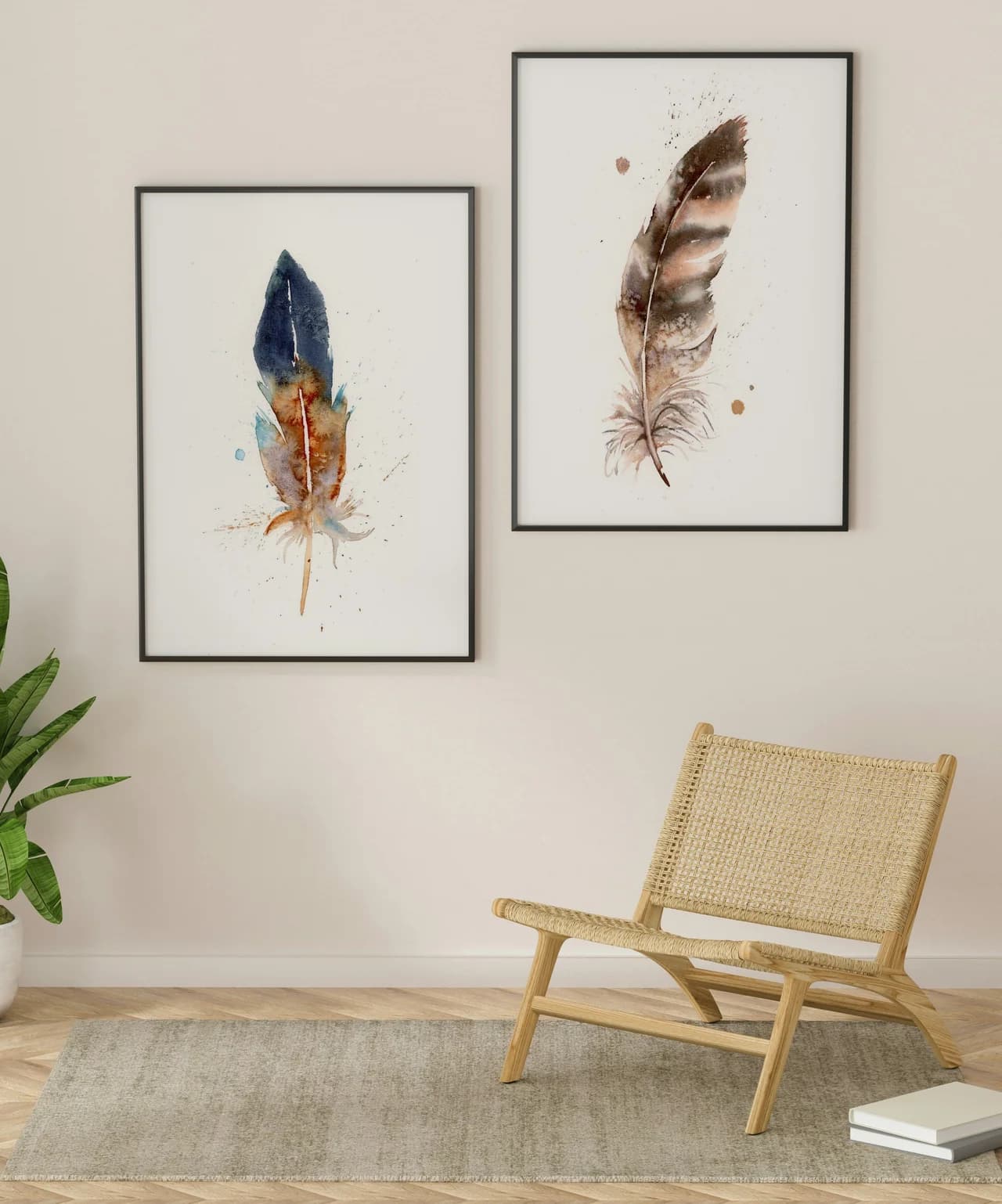 American Woodcock shown in a room setting