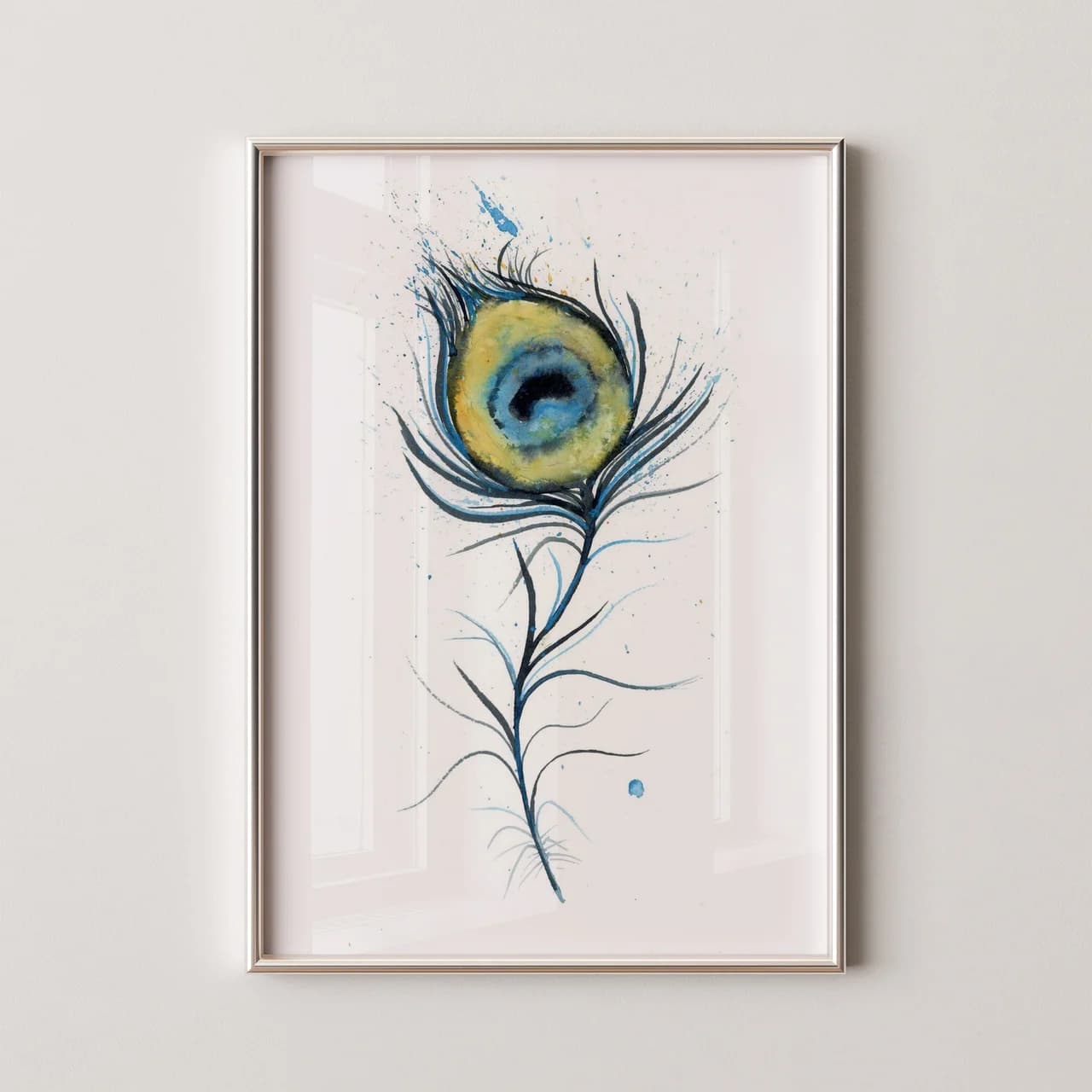 Peacock shown in a room setting