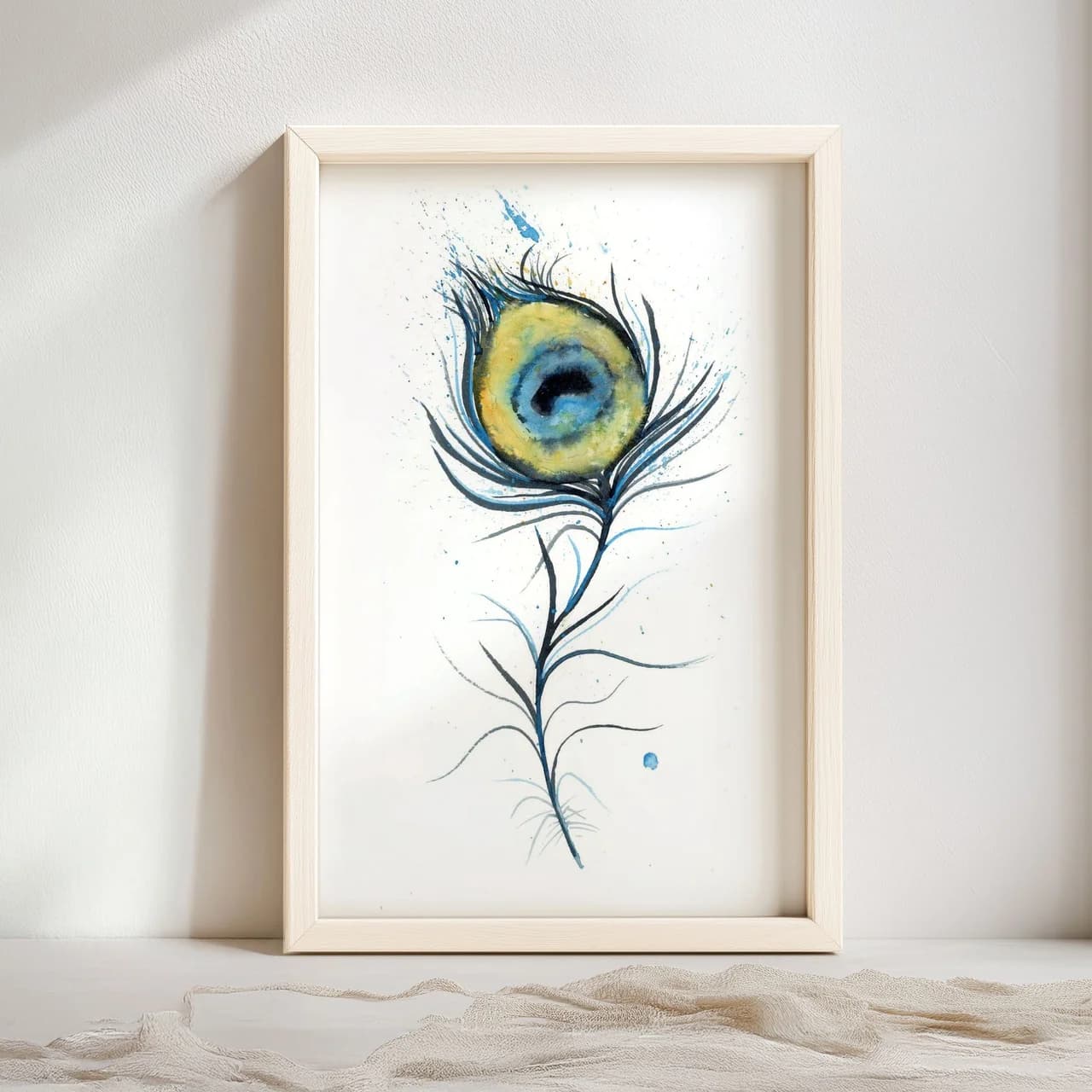 Peacock shown in a room setting