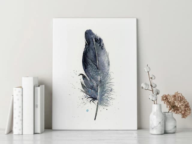 Black Swan shown in a room setting