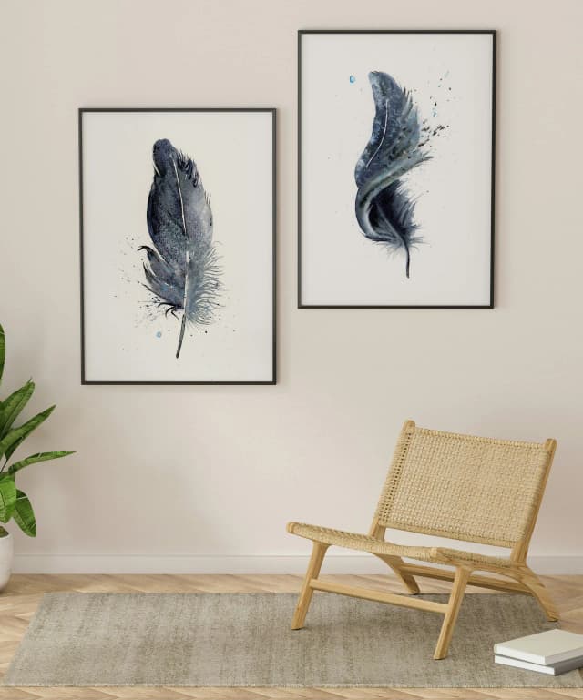 Black Swan shown in a room setting