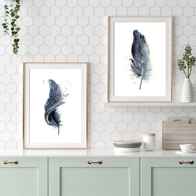 Black Swan shown in a room setting