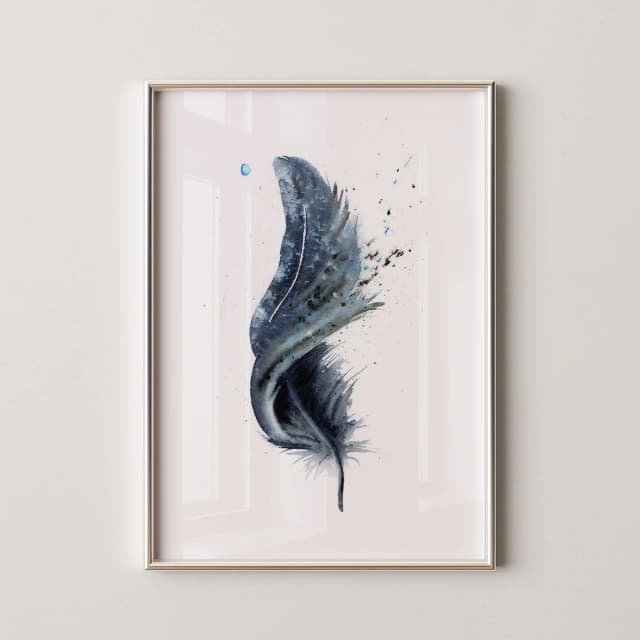 Raven shown in a room setting