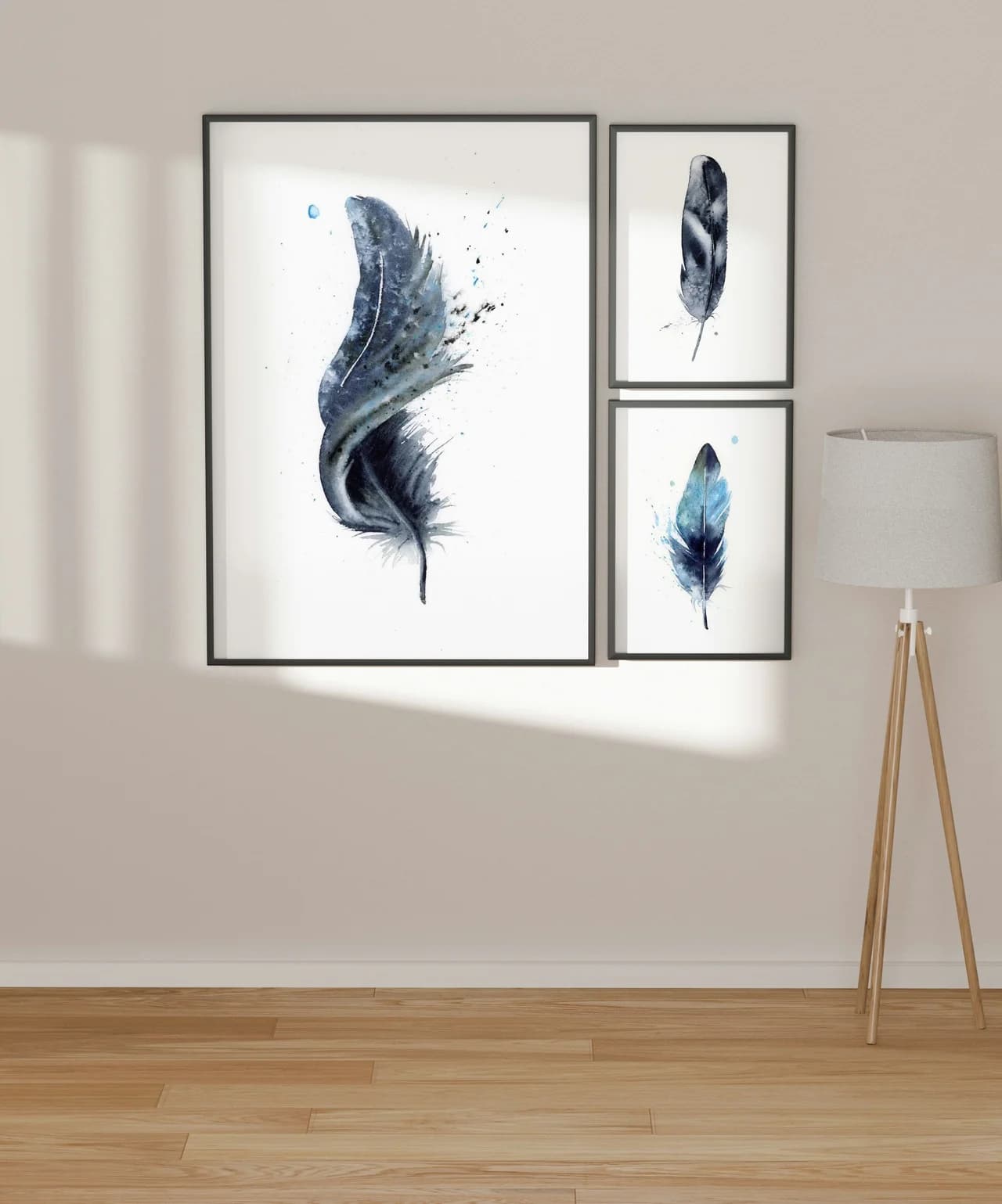 Raven shown in a room setting