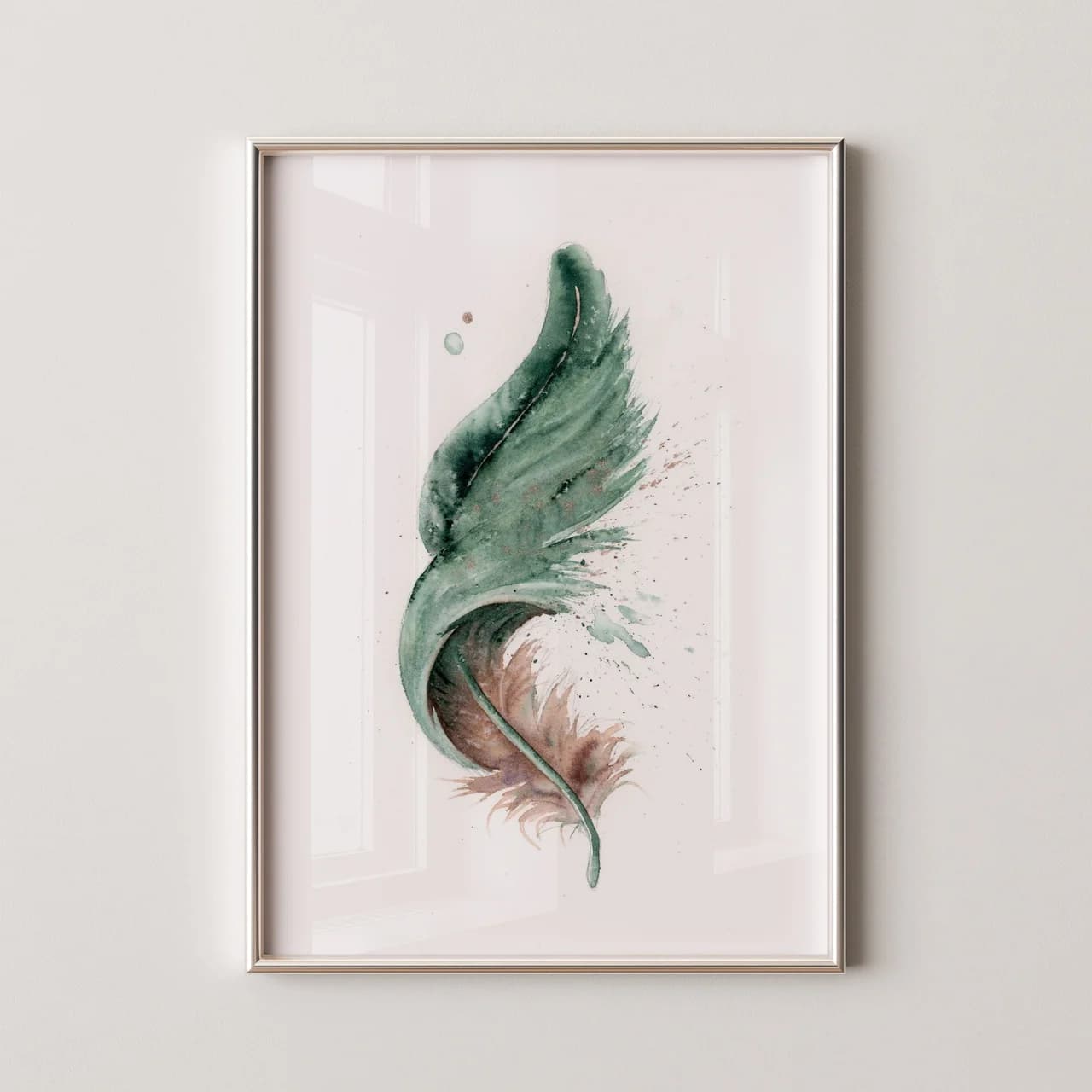 Peacock shown in a room setting