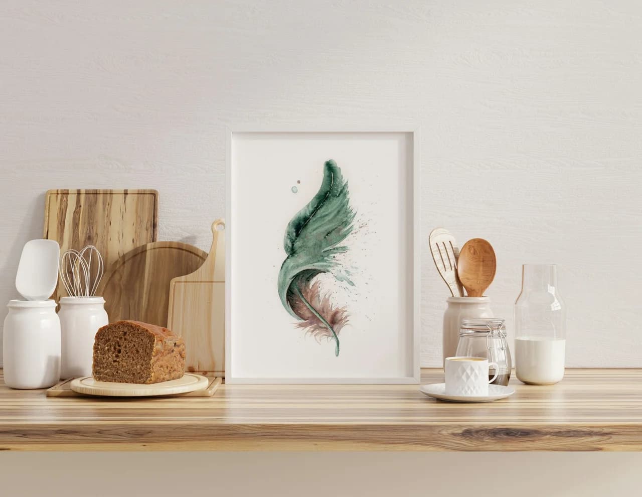 Peacock shown in a room setting