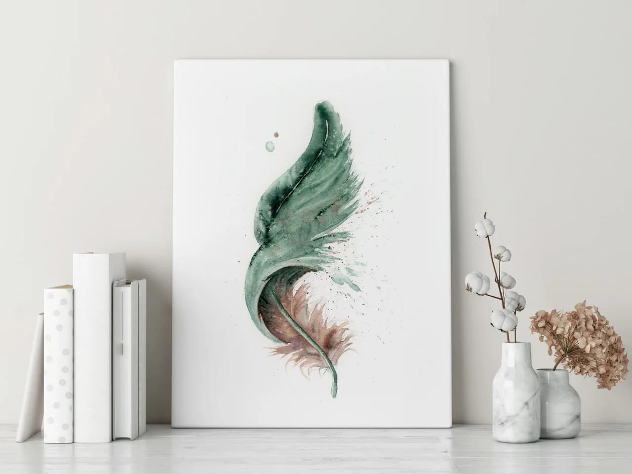 Peacock shown in a room setting