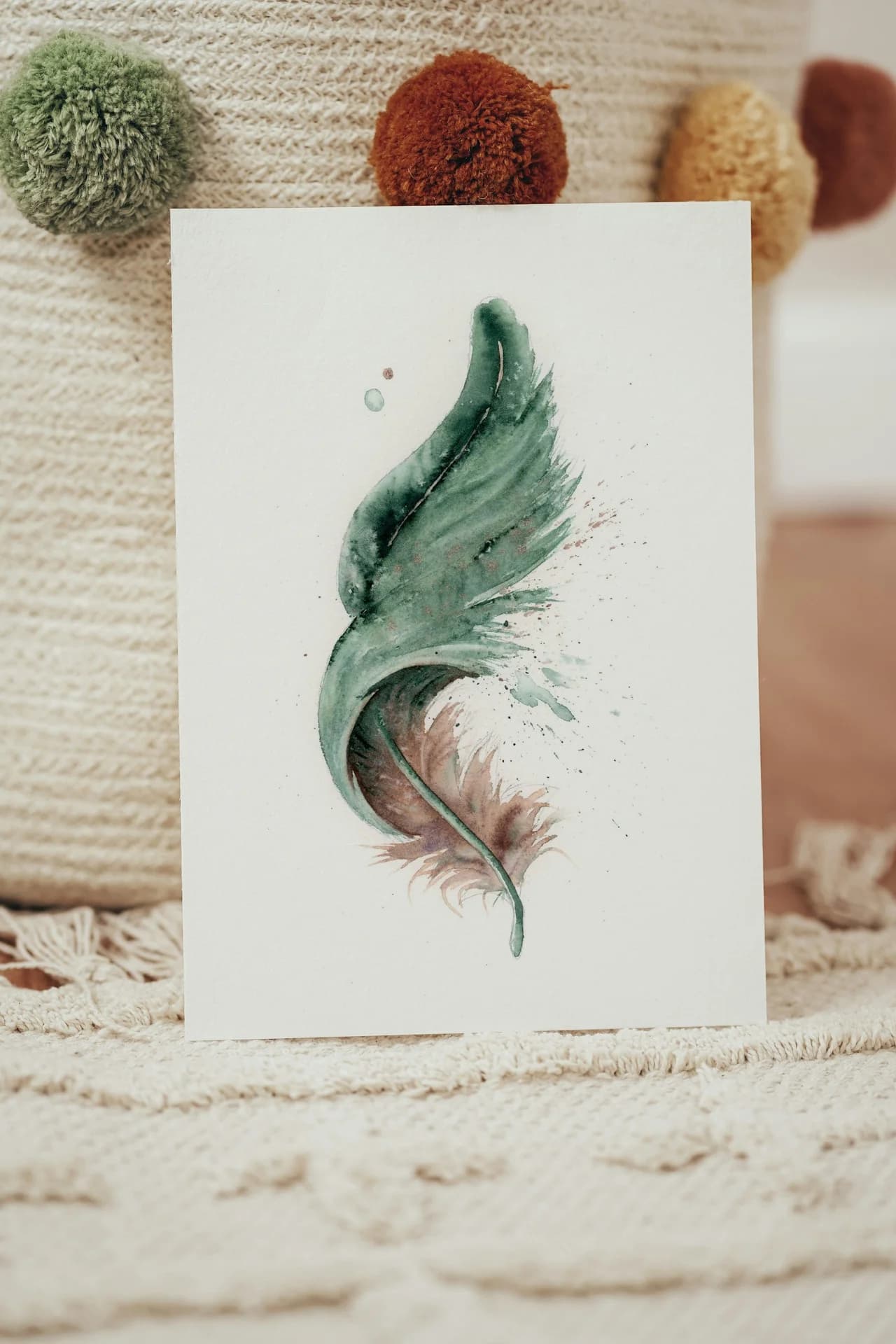 Peacock shown in a room setting