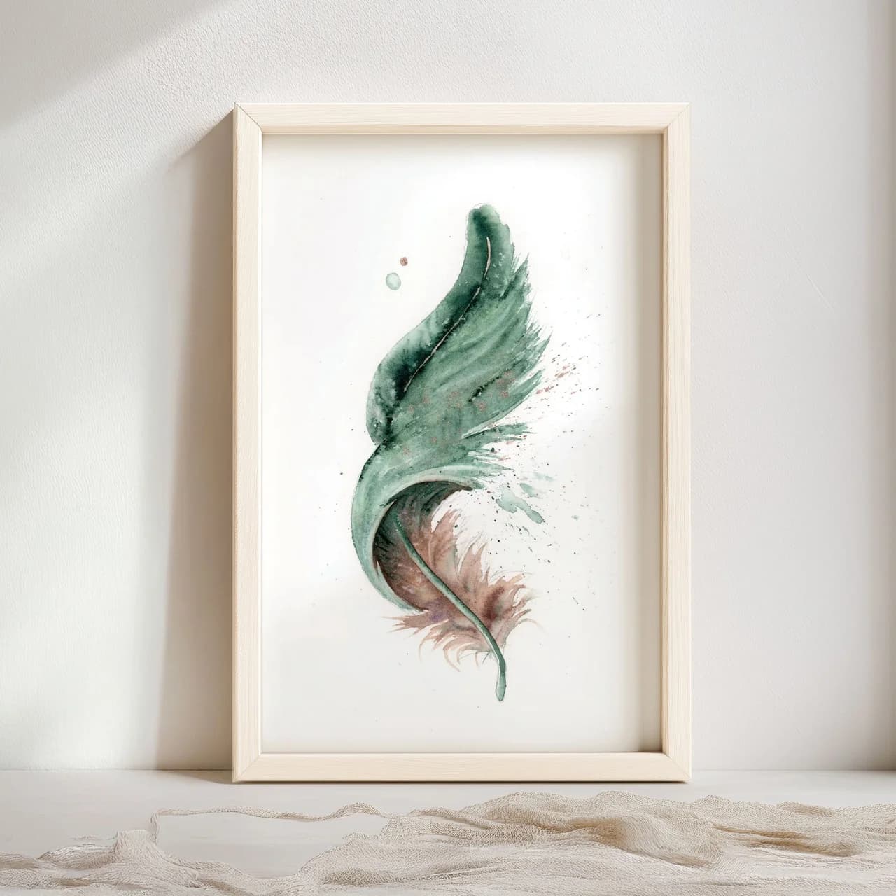 Peacock shown in a room setting