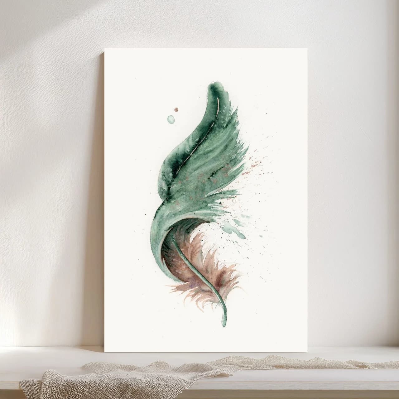 Peacock shown in a room setting