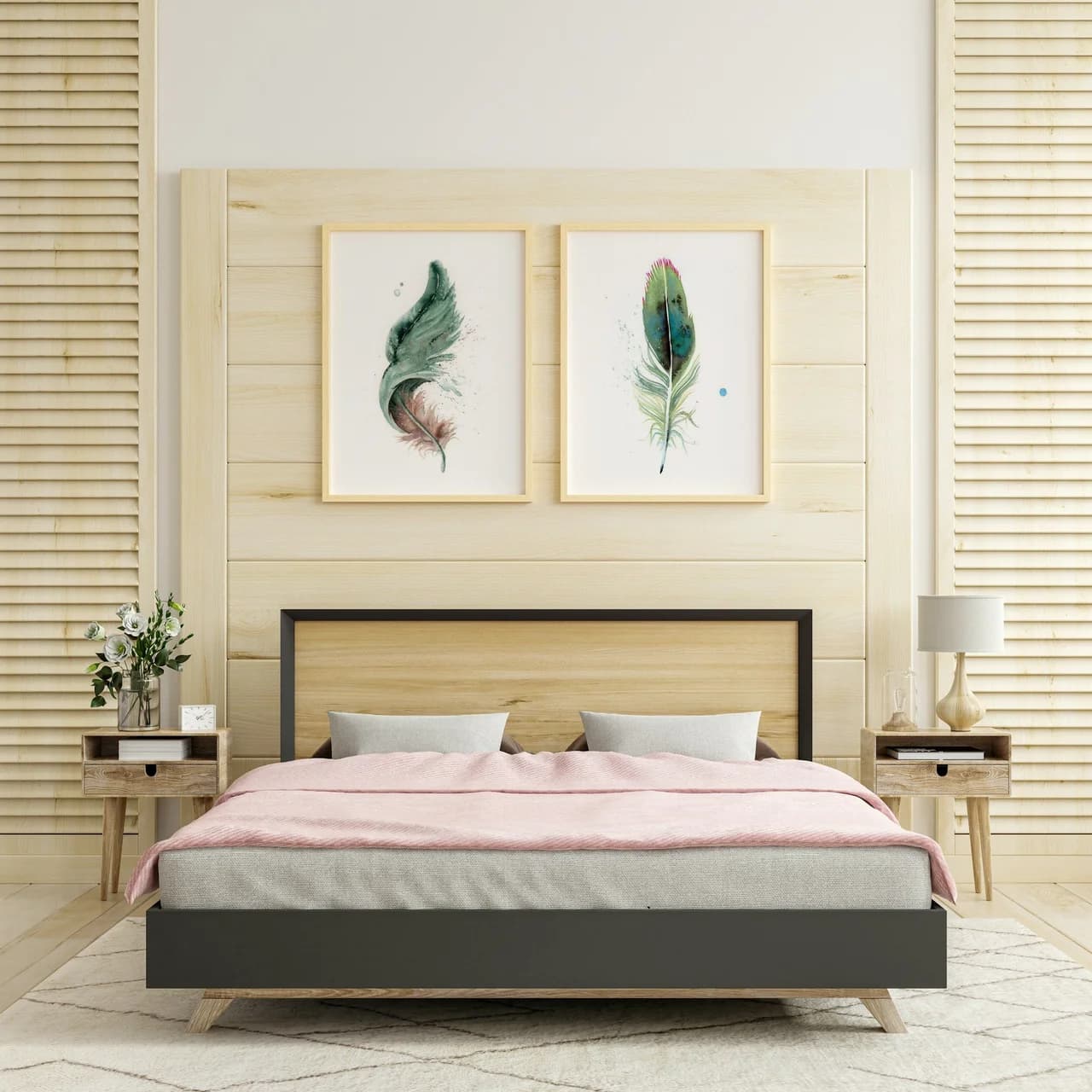Peacock shown in a room setting