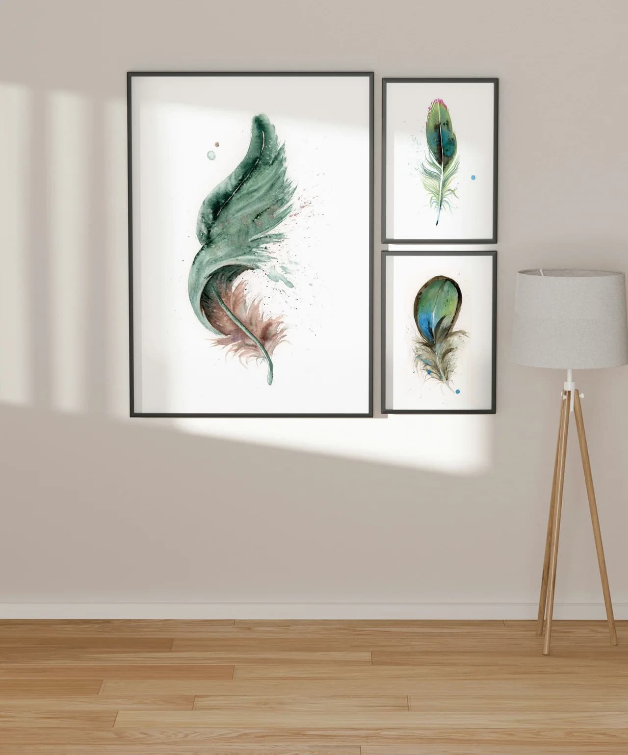 Peacock shown in a room setting