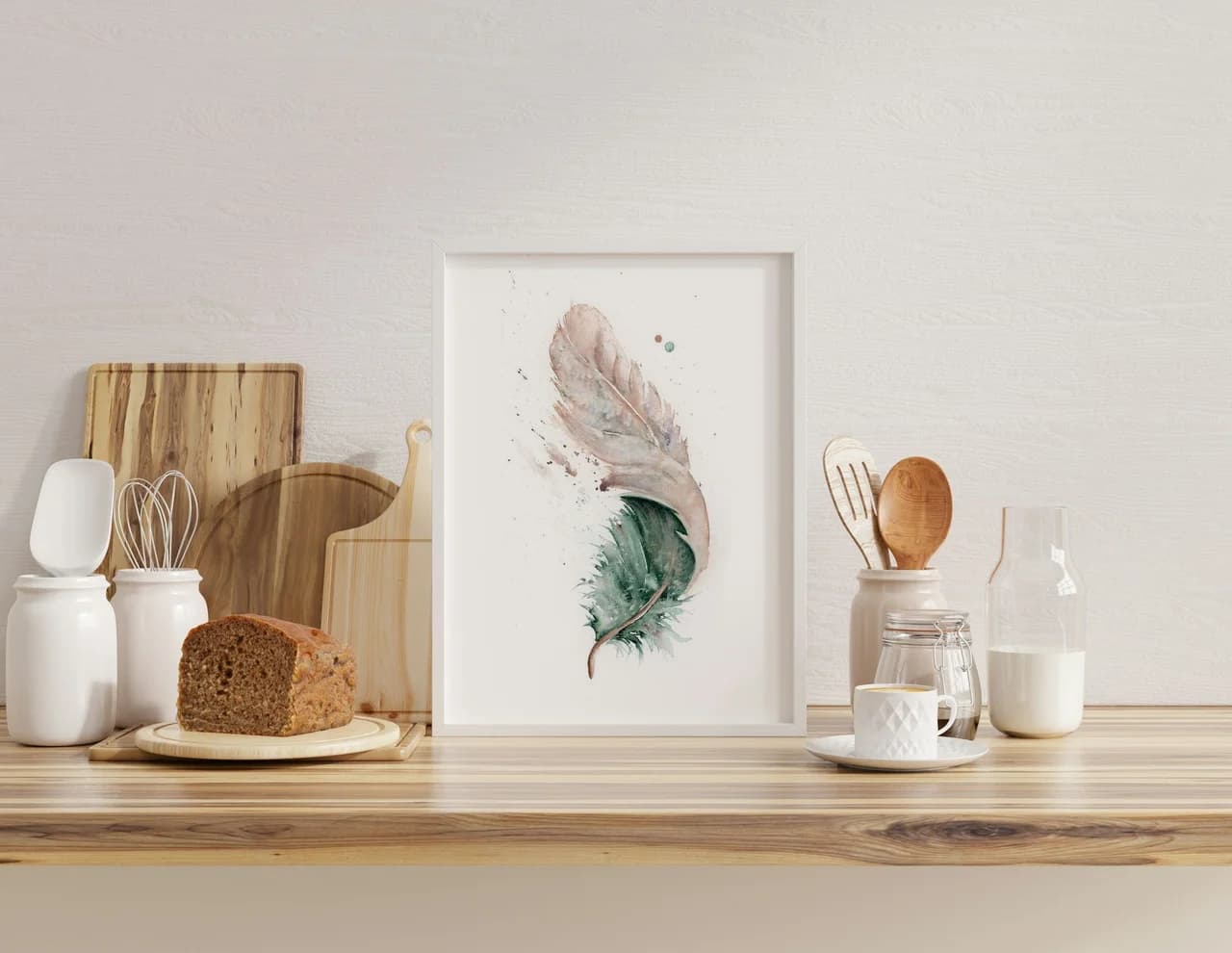 Duck shown in a room setting