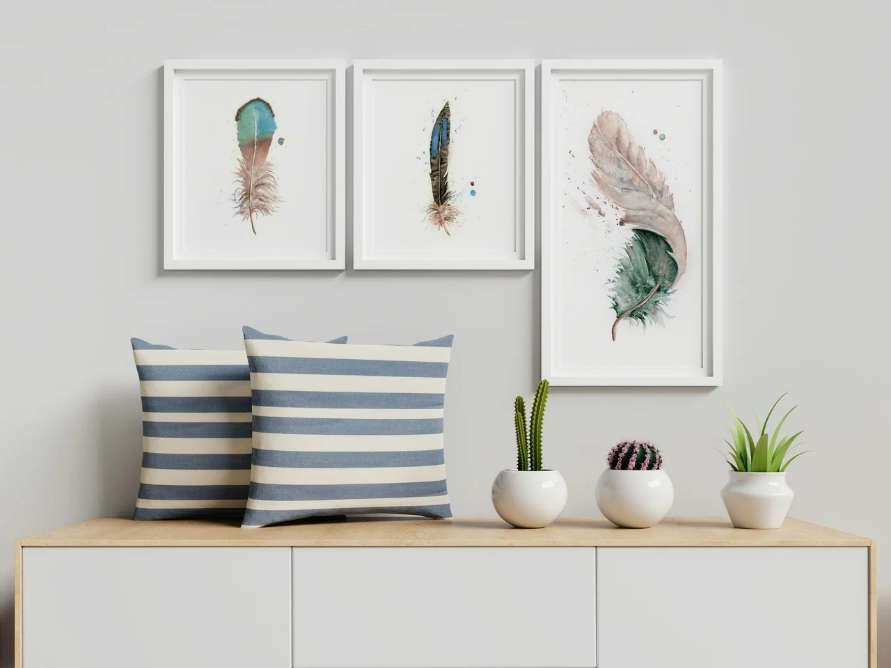 Duck shown in a room setting