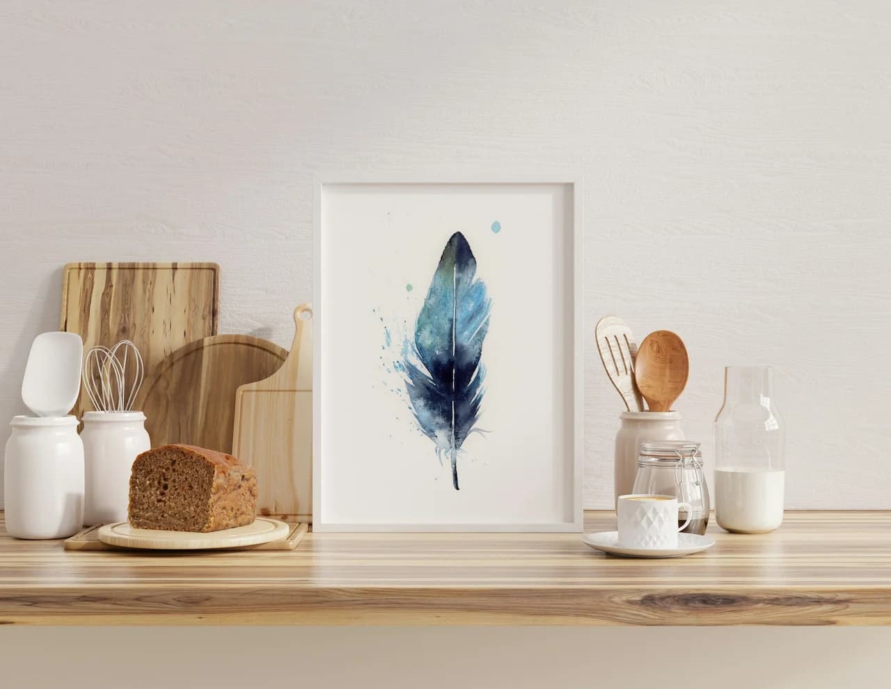 Magpie shown in a room setting