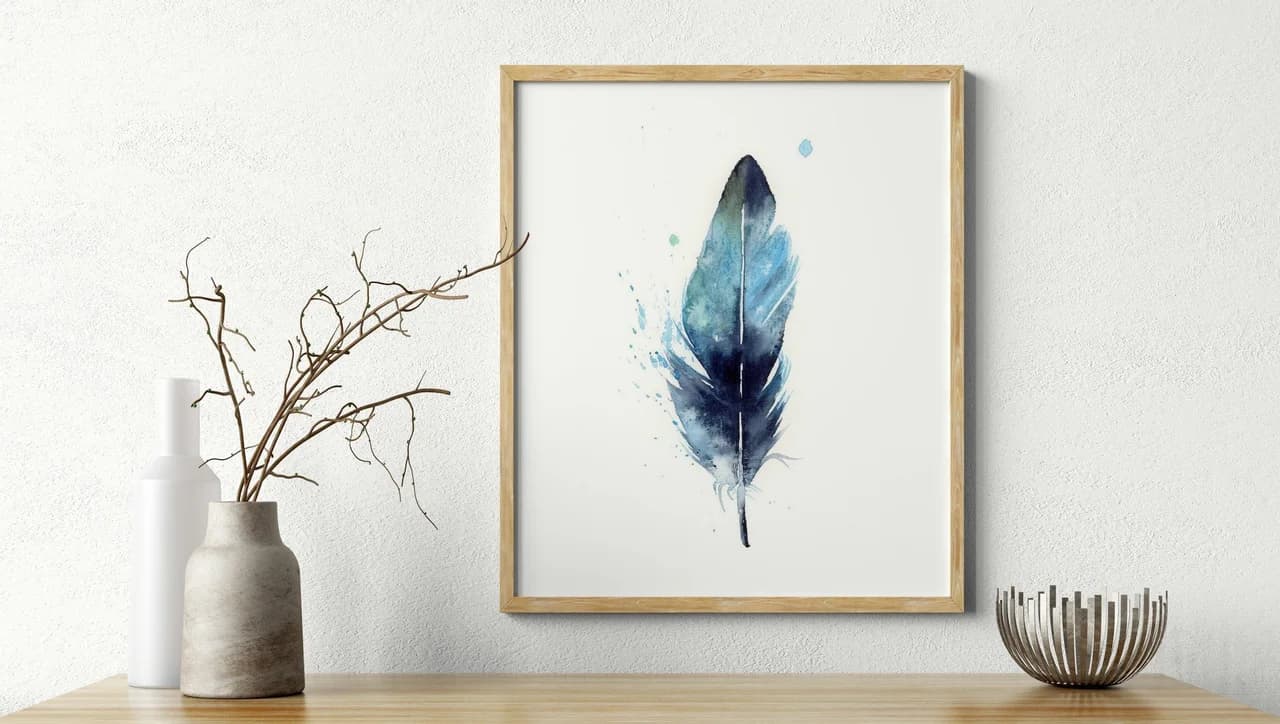 Magpie shown in a room setting