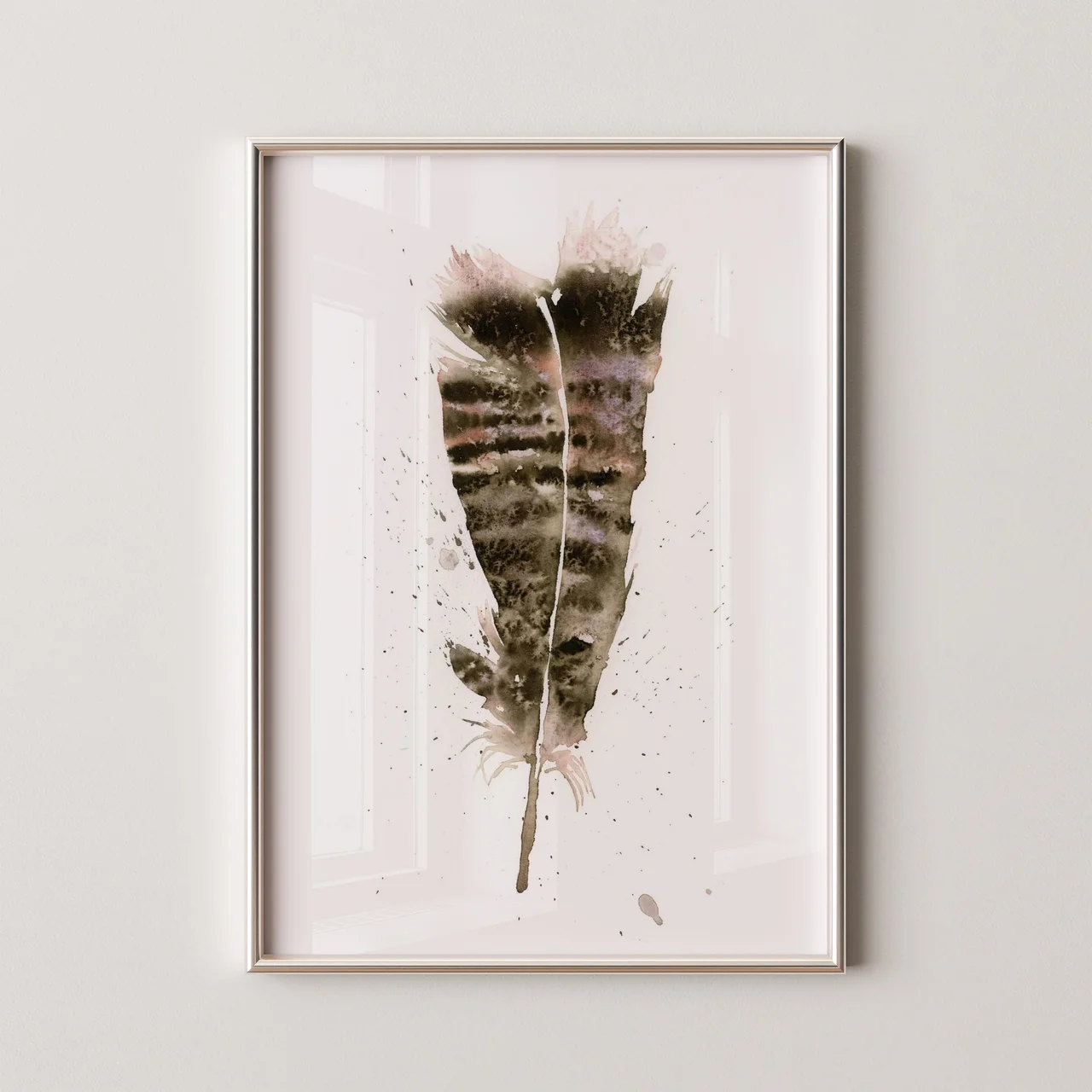 Turkey shown in a room setting