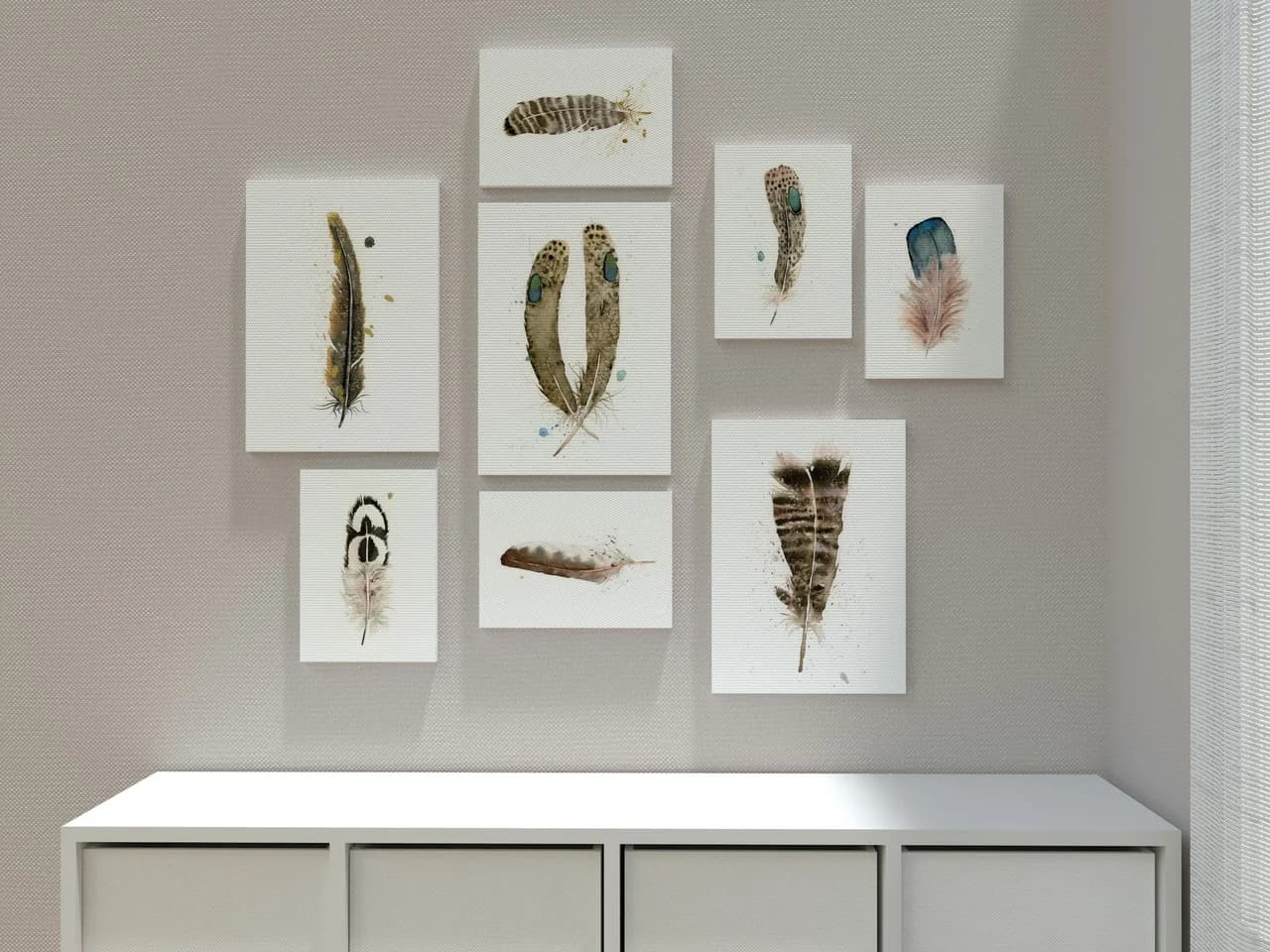Turkey shown in a room setting
